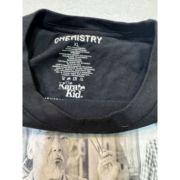 The Karate Kid Movie T-Shirt Long Sleeve Daniel LaRusso Mr Miyagi Size XL double - Picture 2 of 9